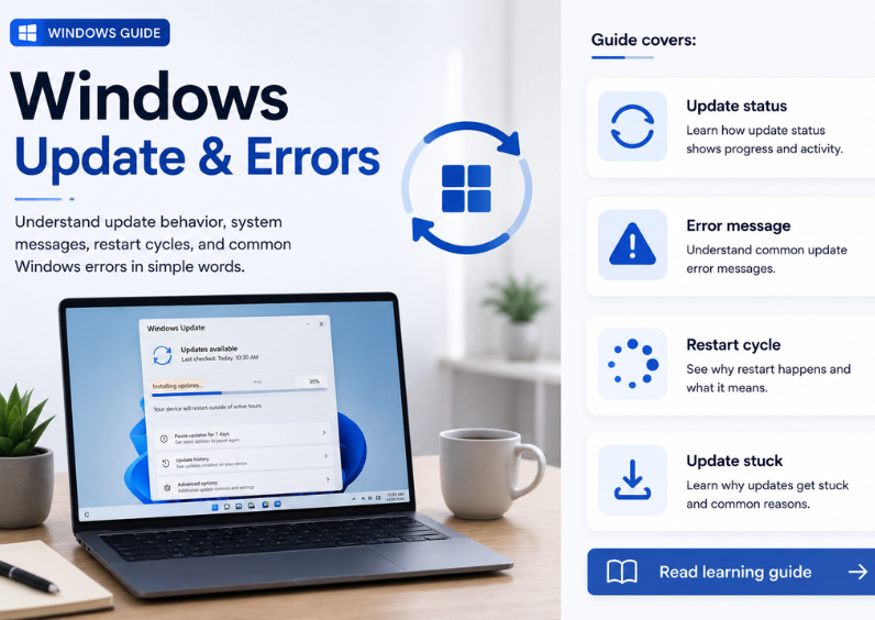 Why Windows Updates Show Messages